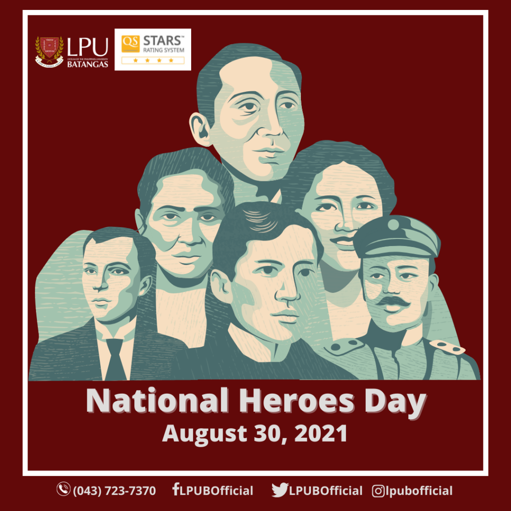 National Heroes Day Lyceum of the Philippines University Batangas