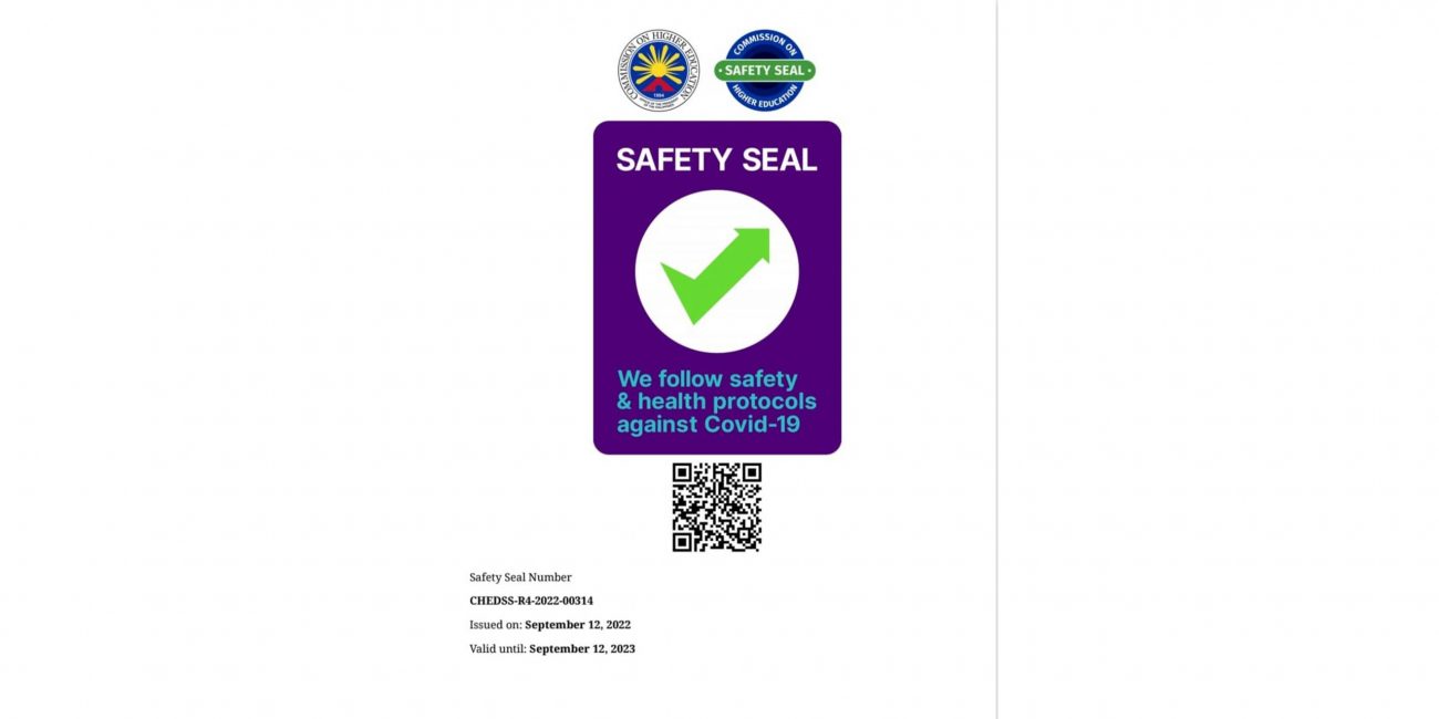 CHED’S Safety Seal Certification Archives - Lyceum of the Philippines ...