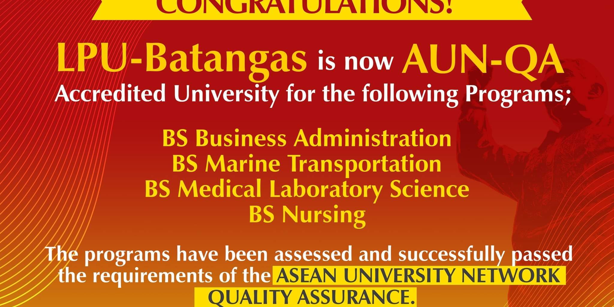 LPU-B Earns ASEAN University Network-Quality Assurance Certification ...