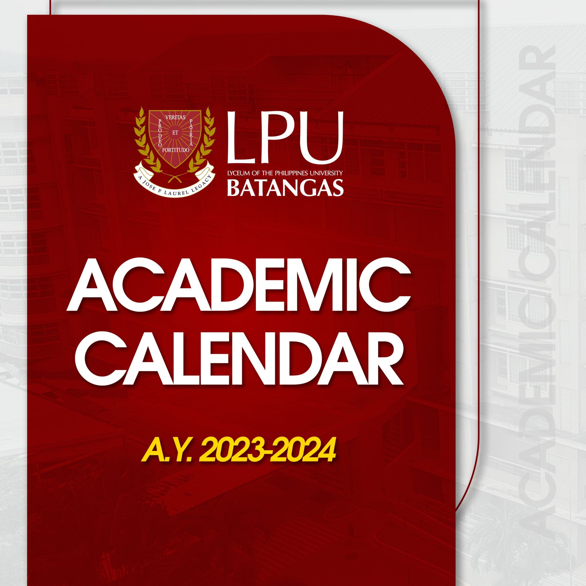 Academic Calendar Lyceum of the Philippines University Batangas